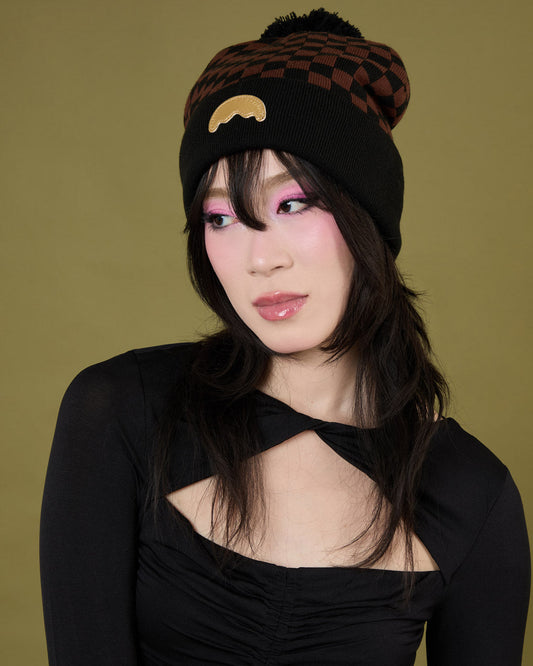 SPRAYGROUND® HAT SHARKS IN PARIS PUFF BEANIE