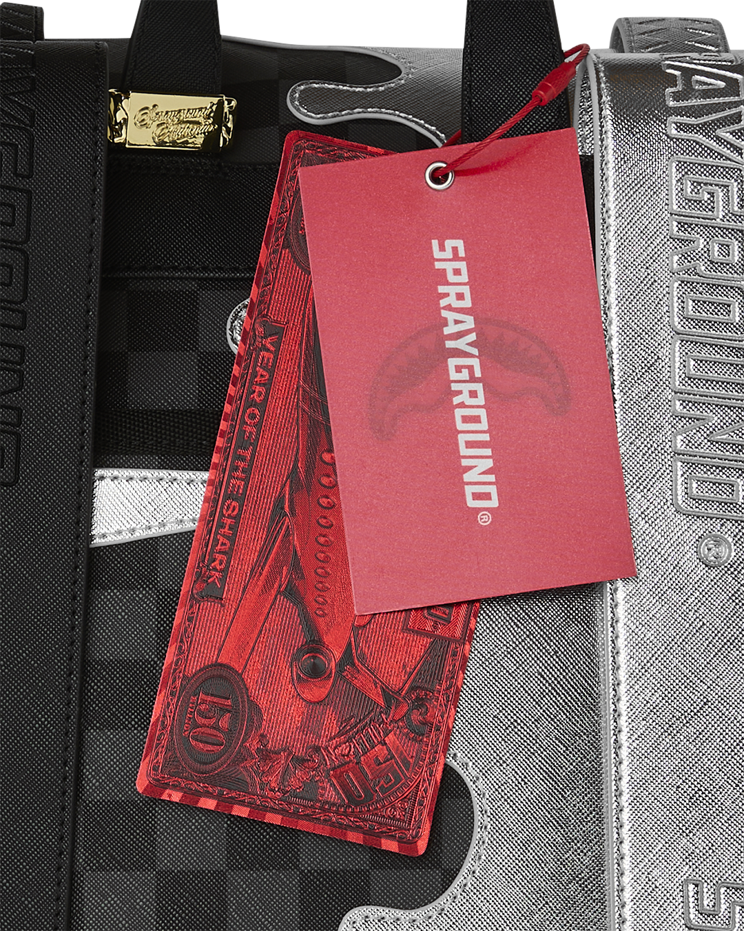 SPRAYGROUND® BACKPACK SILVER SIDE DRIP MONTE CARLO BACKPACK