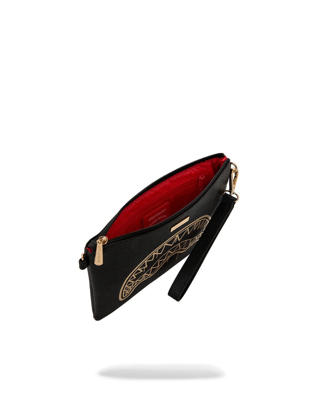SPRAYGROUND® POUCHETTE THAT GOLD DRAP CROSSOVER CLUTCH