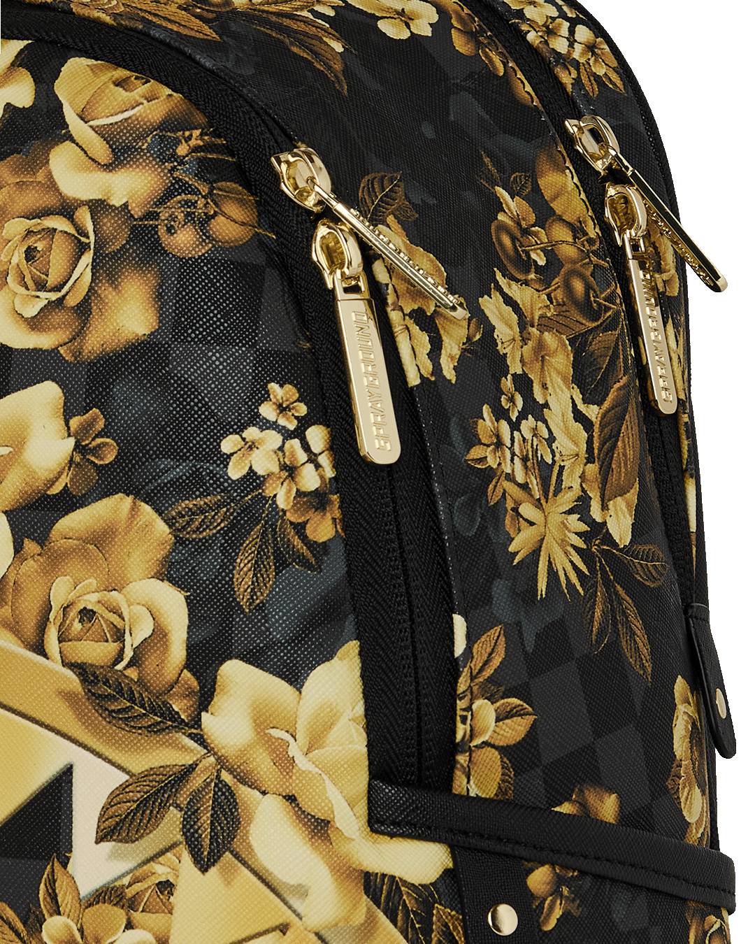 SPRAYGROUND® BACKPACK GOLD FLORAL REMIX SAVAGE BACKPACK