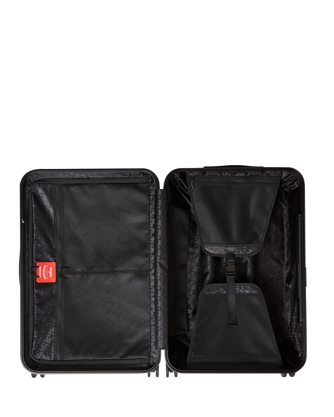 SPRAYGROUND® LUGGAGE CARGO PATCHES SHARKITECTURE FULL-SIZE LUGGAGE