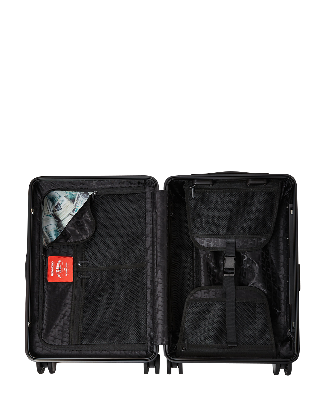 SPRAYGROUND® LUGGAGE THAT GOLD DRAP CARRY-ON LUGGAGE