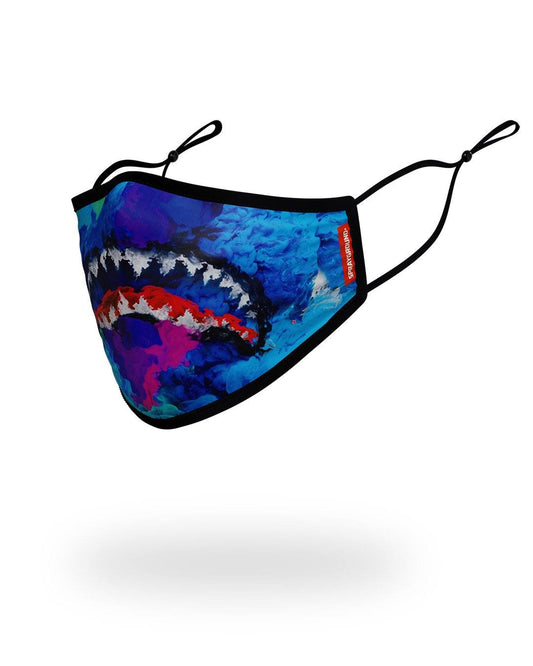 SPRAYGROUND® FASHION MASK ADULT COLOR DRIP FORM FITTING FACE MASK