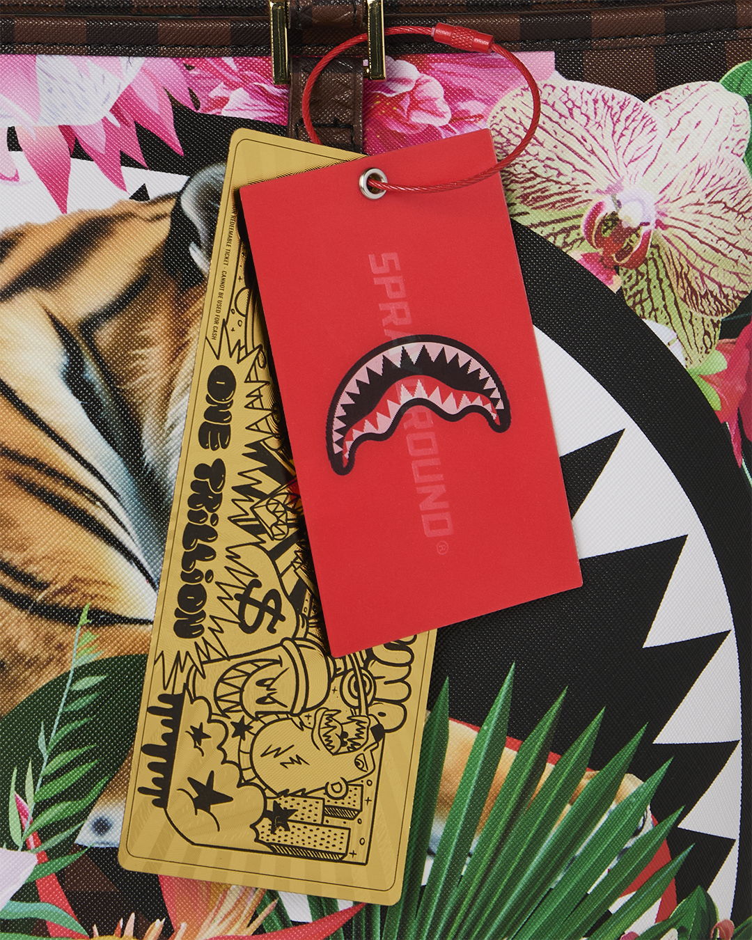 SPRAYGROUND® TOTE FLOWERING JUNGLE SHARK 2 TOTE