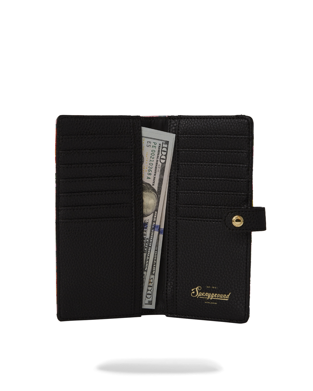 SPRAYGROUND® WALLET HUMMINGBIRD SHARK PRECISION LONG SINGLE-FOLD WALLET