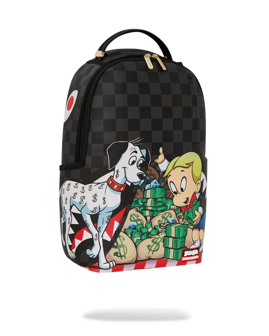 SPRAYGROUND® BACKPACK RICHIE RICH AND DOG MONEY REVEAL DLXSV BACKPACK