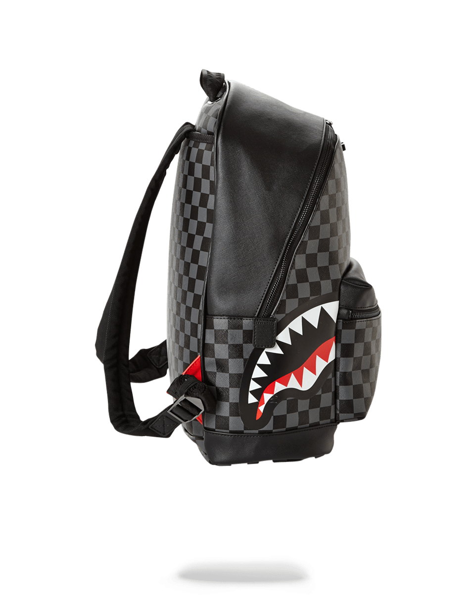 SPRAYGROUND® BACKPACK SHARKS IN PARIS (BLACK CHECKERED EDITION)