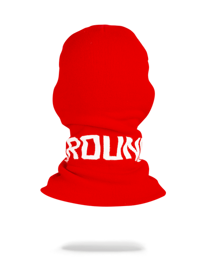 SPRAYGROUND® SKI MASK RED SPRAYGROUND LOGO SKI MASK