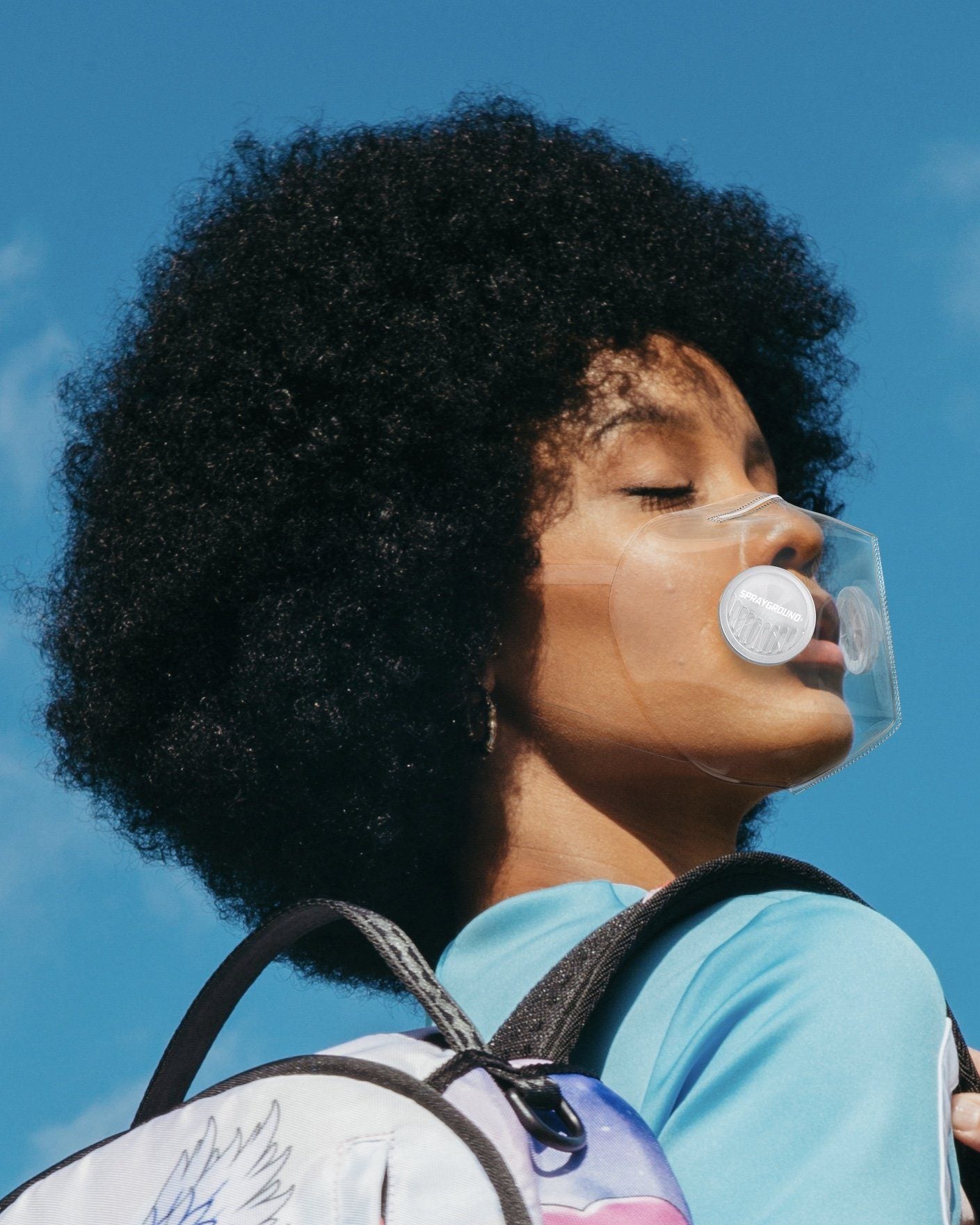 SPRAYGROUND® FASHION MASK SPRAYGROUND CLEAR MASK (ADULT)