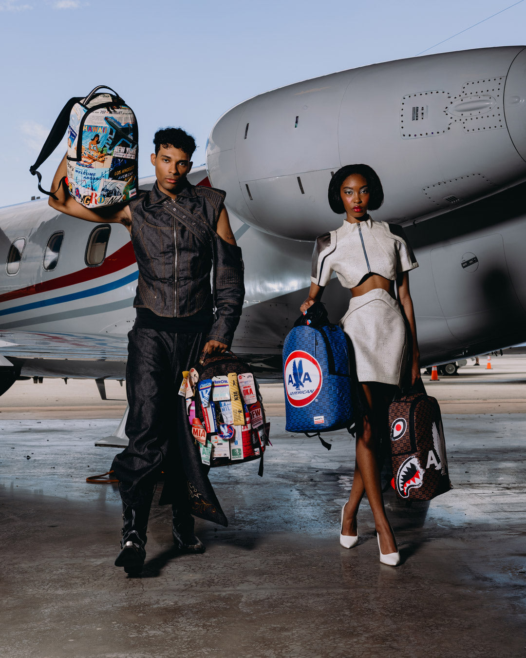 SPRAYGROUNDÂ® BACKPACK AA VINTAGE ADS BACKPACK