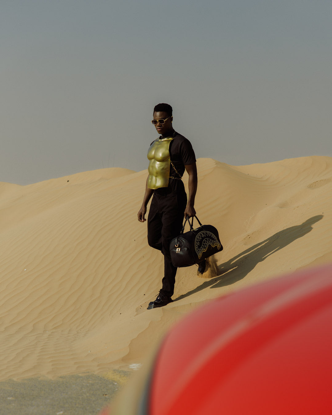 SPRAYGROUND® DUFFLE THAT GOLD DRAP DUFFLE