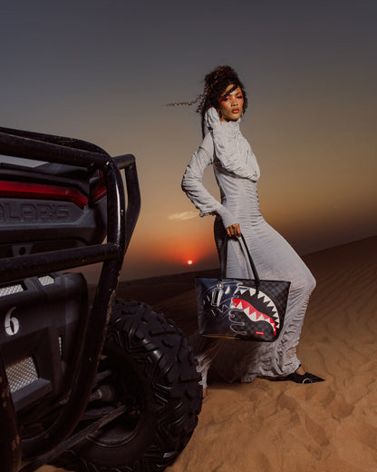 SPRAYGROUND® TOTE SILVER SIDE DRIP TOTE