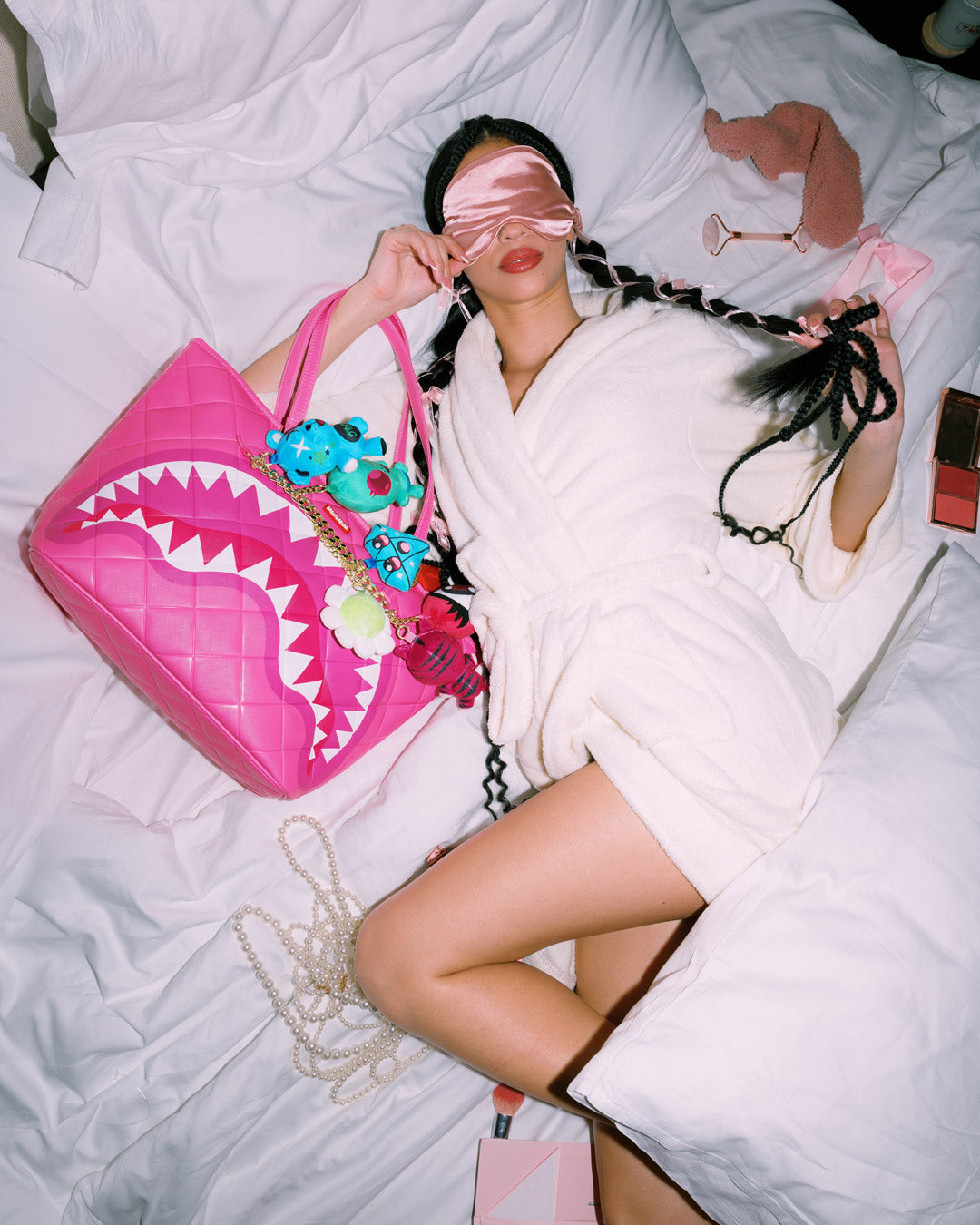 SPRAYGROUND® TOTE KAWAII DANGLES (PLUSH CHARMS) TOTE