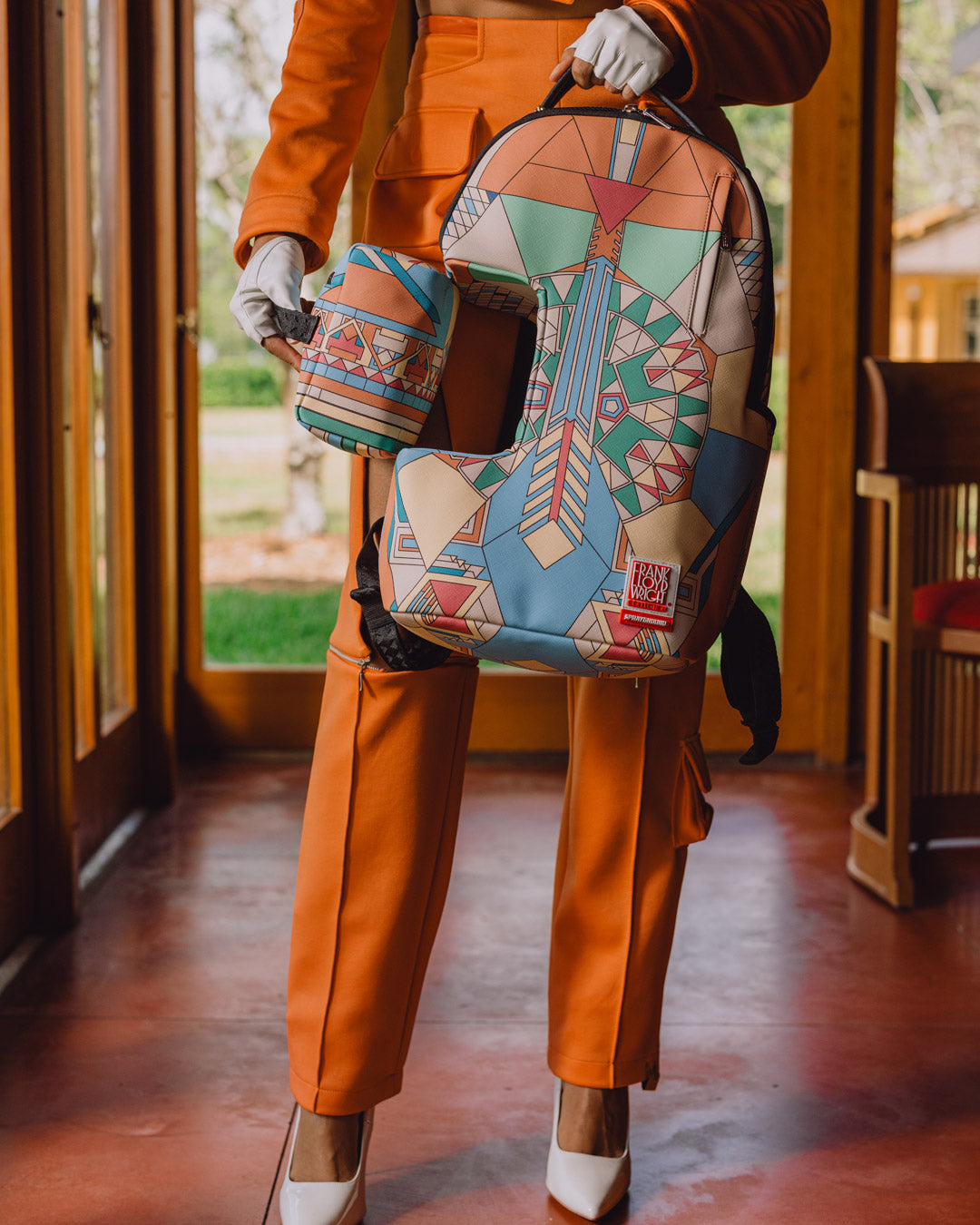 SPRAYGROUND® BACKPACK FRANK LLOYD WRIGHT SPLIT APART BACKPACK