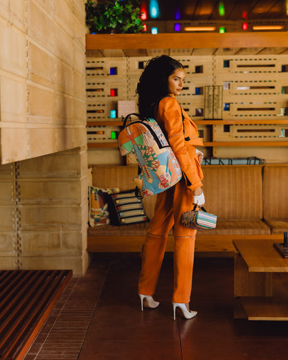 SPRAYGROUND® BACKPACK FRANK LLOYD WRIGHT SPLIT APART BACKPACK