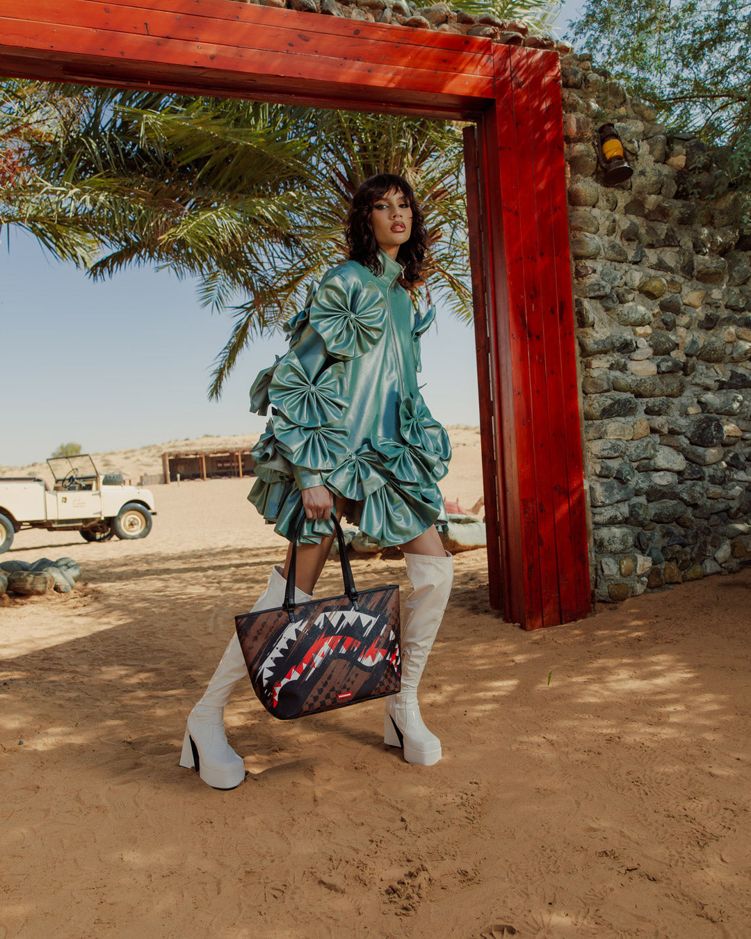 SPRAYGROUND® TOTE SMEARED GRUNGE TOTE