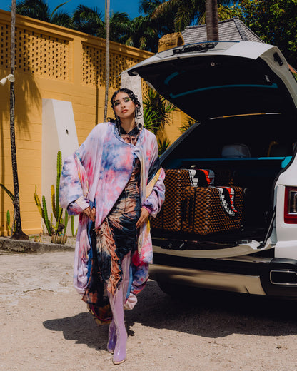 SPRAYGROUND® LUGGAGE SHARKS IN PARIS GRIN & GRIND FULL-SIZE LUGGAGE
