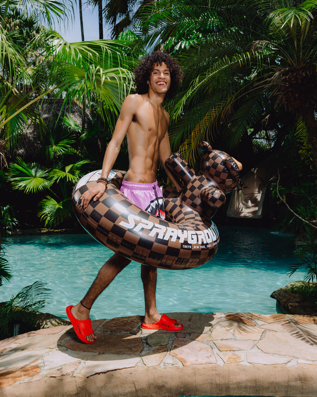 SPRAYGROUND® FLOATY MONEYBEAR - POOL PARTY FLOATY