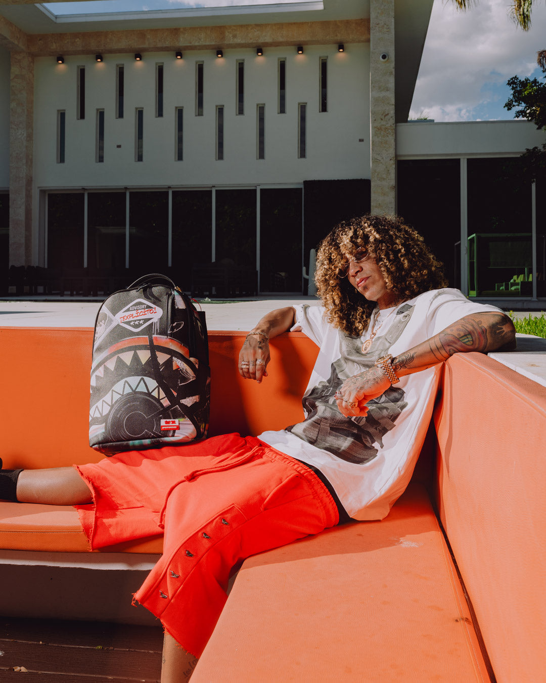 SPRAYGROUND® BACKPACK JON Z BURNED DISC BACKPACK