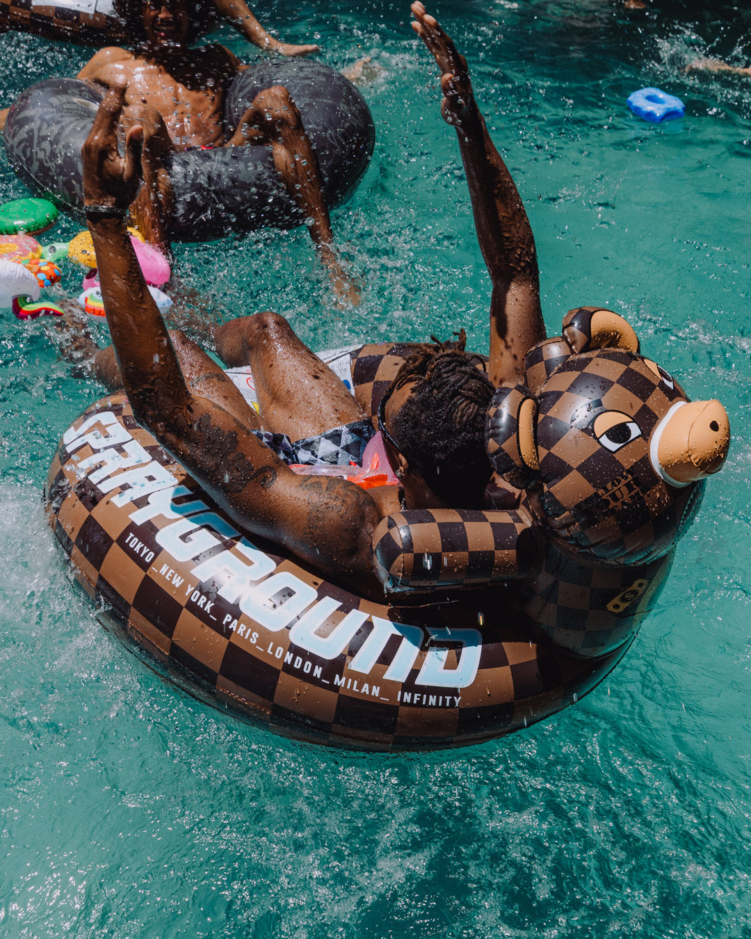 SPRAYGROUND® FLOATY MONEYBEAR - POOL PARTY FLOATY