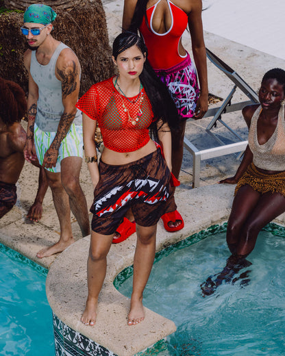 SPRAYGROUND® SWIM SMEARED GRUNGE SWIM SHORT