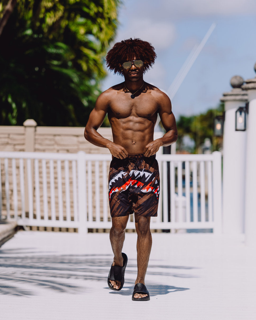 SPRAYGROUND® SWIM SMEARED GRUNGE SWIM SHORT