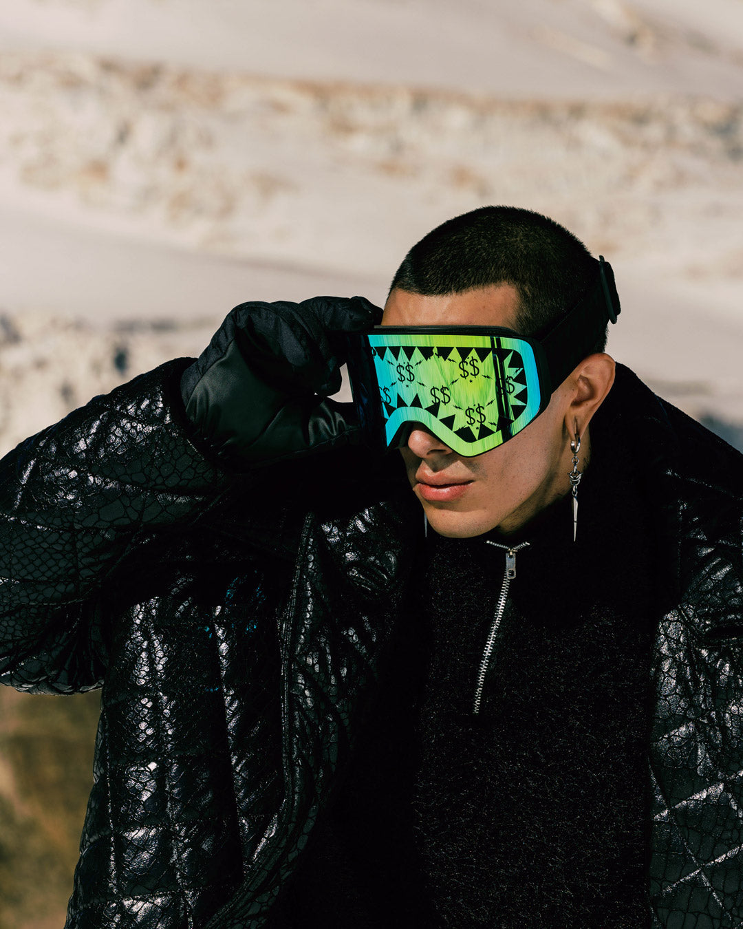 SPRAYGROUND® APPAREL GRAFFITI SKI GOGGLES SET (3 INTERCHANGEABLE LENSES)