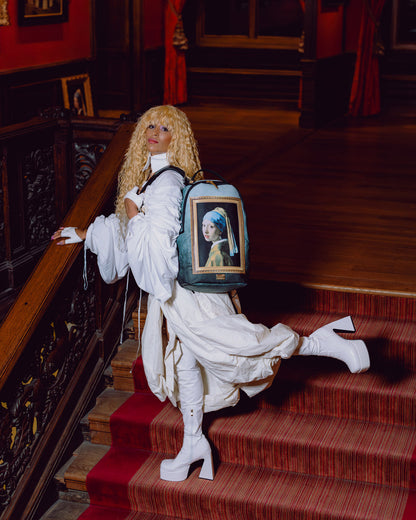 SPRAYGROUND® BACKPACK MAURITSHUIS MUSEUM 3D FRAME GIRL WITH A PEARL EARRING COLLAB BACKPACK