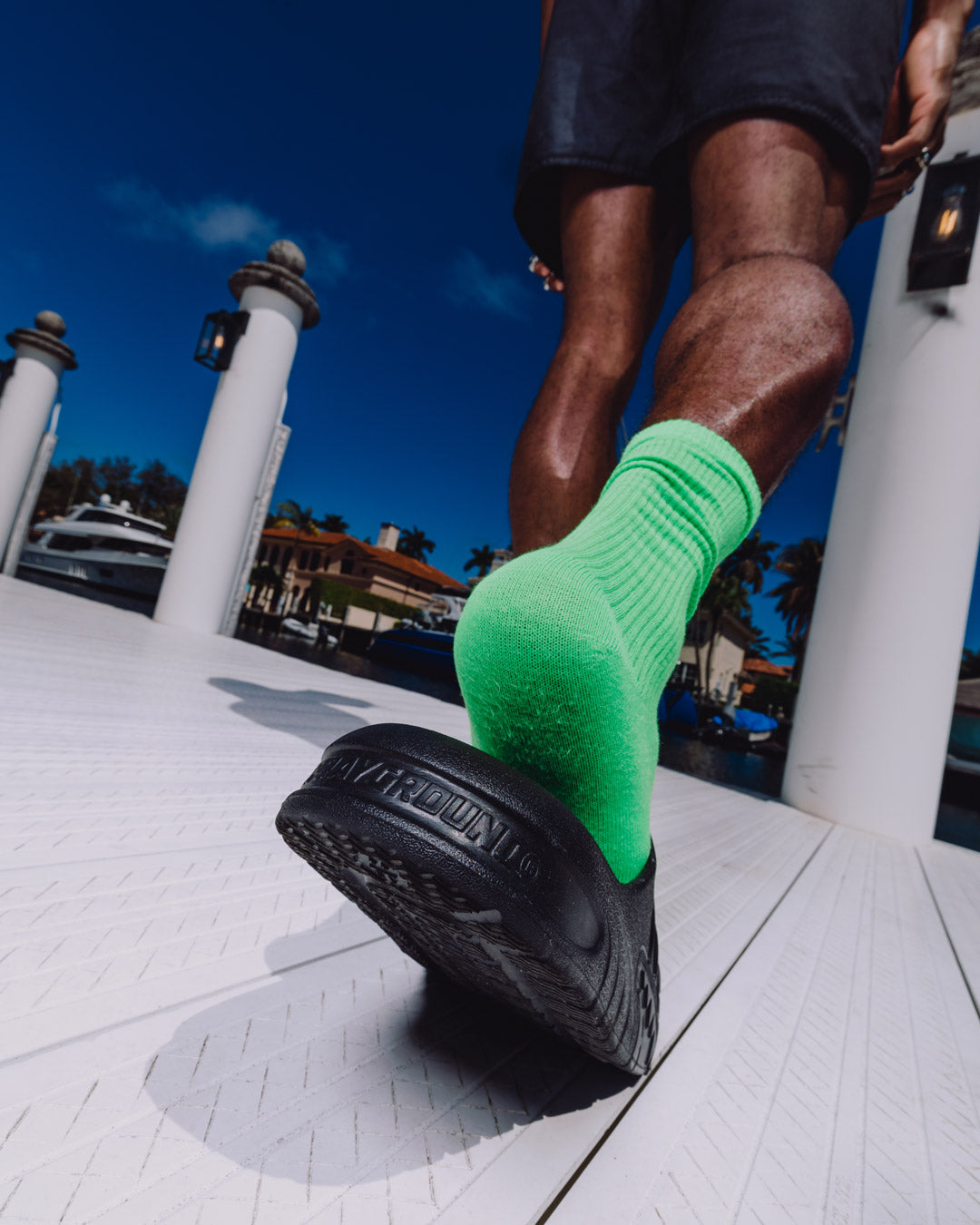 SPRAYGROUND® FOOTWEAR SHARKSLIDE: BLACK