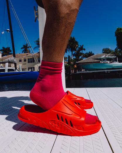 SPRAYGROUND® FOOTWEAR SHARKSLIDE: RED