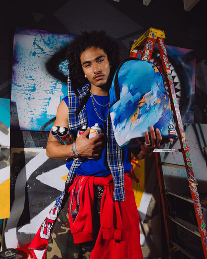 SPRAYGROUND® BACKPACK WYNWOOD WALLS COLLAB DIGITAL DOES JULY BACKPACK
