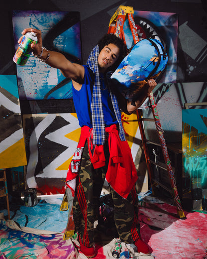 SPRAYGROUND® BACKPACK WYNWOOD WALLS COLLAB DIGITAL DOES JULY BACKPACK