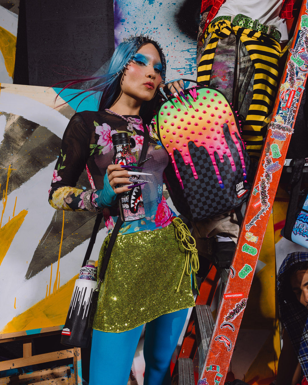 SPRAYGROUND® BACKPACK WYNWOOD WALLS COLLAB DAN LAM DRIPS BACKPACK