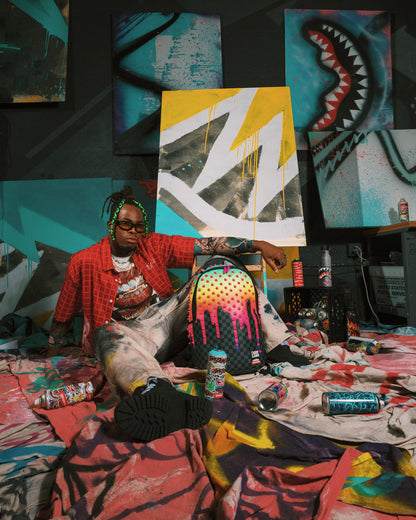 SPRAYGROUND® BACKPACK WYNWOOD WALLS COLLAB DAN LAM DRIPS BACKPACK
