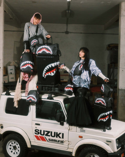 SPRAYGROUND® DUFFLE SHARKS IN PARIS BALLOON BLACK MINI DUFFLE