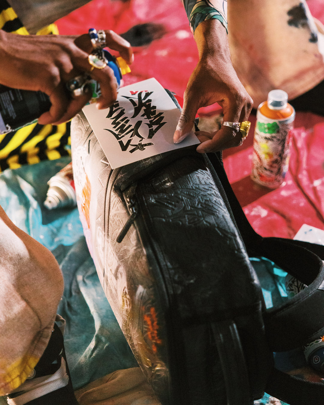 SPRAYGROUND® BACKPACK WYNWOOD WALLS COLLAB STENCIL COLLECTION BACKPACK