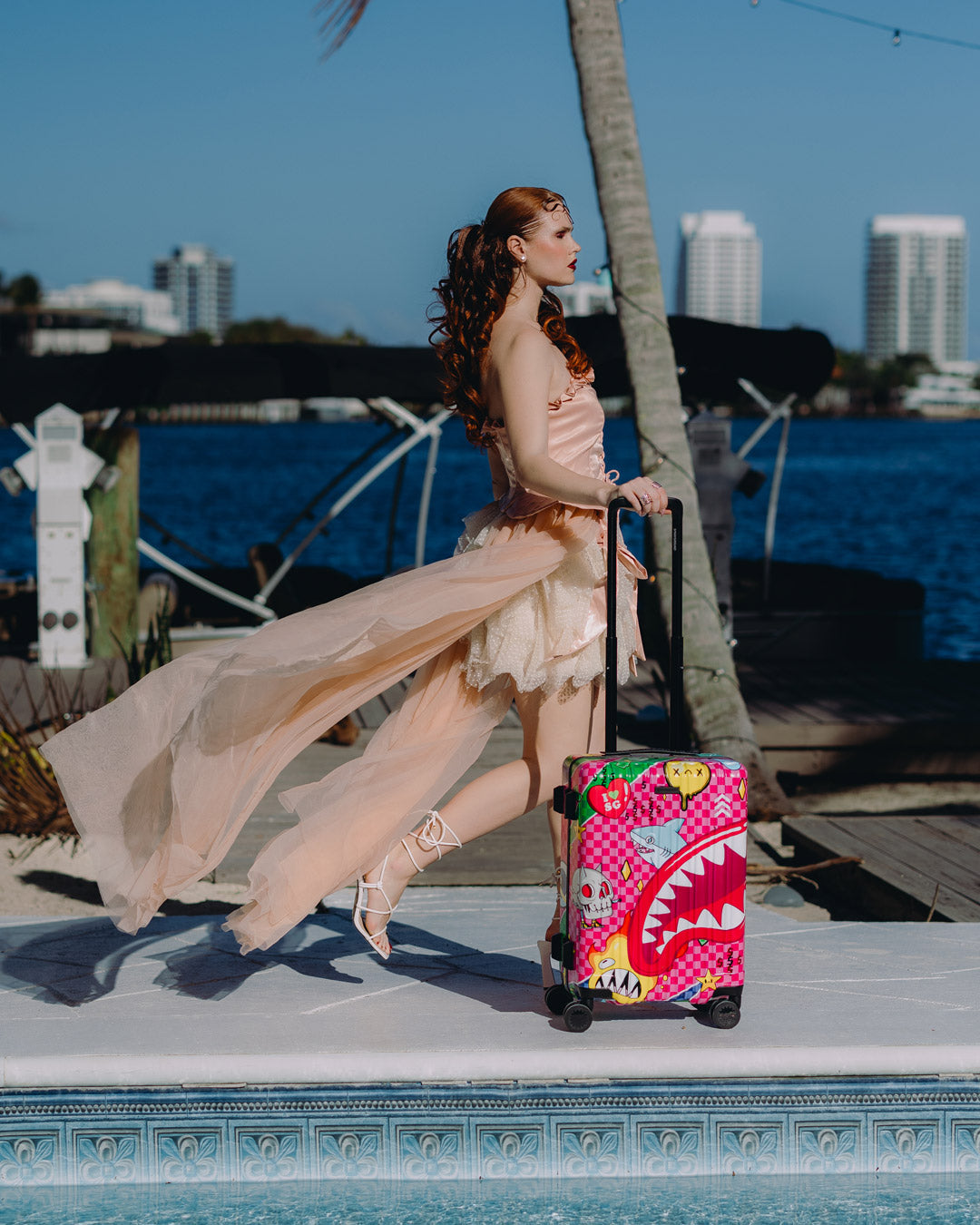 SPRAYGROUND® LUGGAGE KAWAII CHAOS CARRY-ON LUGGAGE