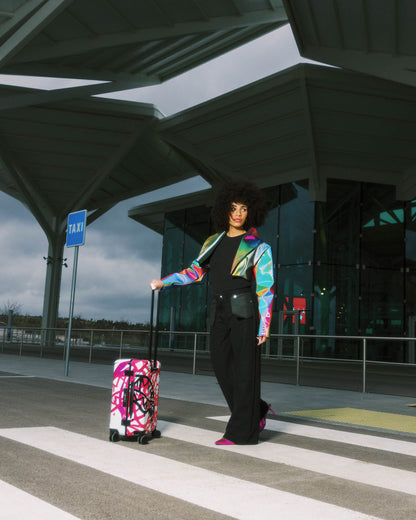 SPRAYGROUND® LUGGAGE GRAFF MAYHEM RMX CARRY-ON LUGGAGE