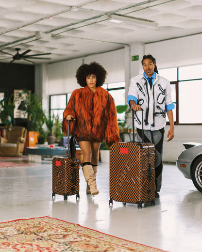 SPRAYGROUND® LUGGAGE RED REDEMPTION FULL-SIZE LUGGAGE