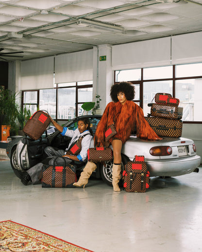SPRAYGROUND® BACKPACK RED REDEMPTION MONTE CARLO BACKPACK