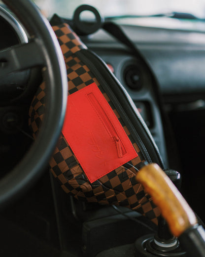 SPRAYGROUND® CROSSBODY RED REDEMPTION SAVVY CROSSBODY