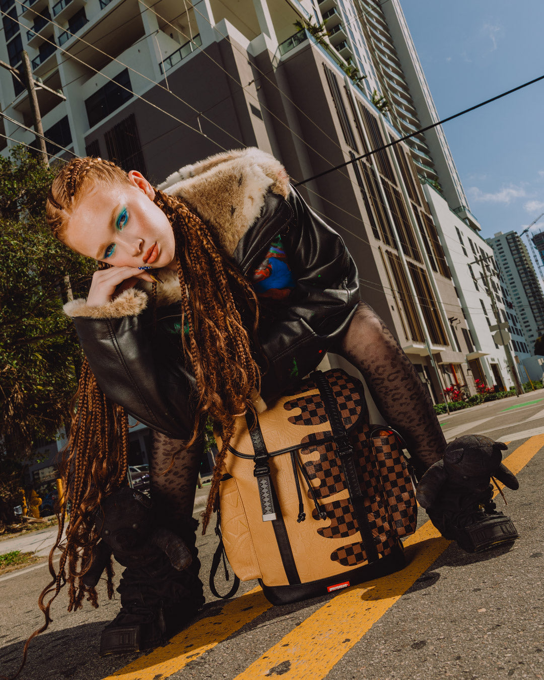 SPRAYGROUND® BACKPACK DESIGNER DRIP EFFECT MONTE CARLO