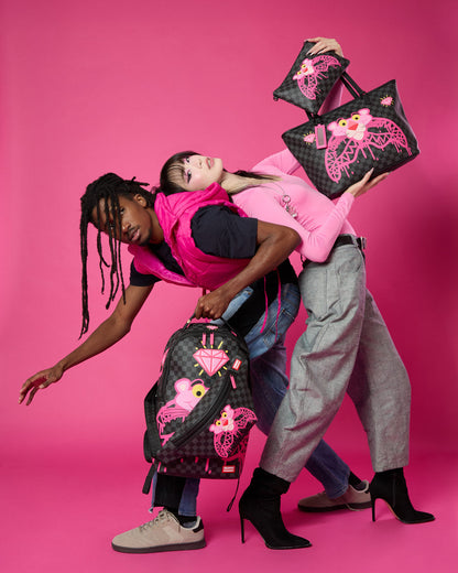 SPRAYGROUND® POUCHETTE PINK PANTHER DRIPPY DIAMONDS CROSSOVER CLUTCH