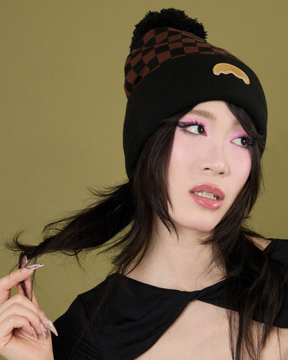 SPRAYGROUND® HAT SHARKS IN PARIS PUFF BEANIE