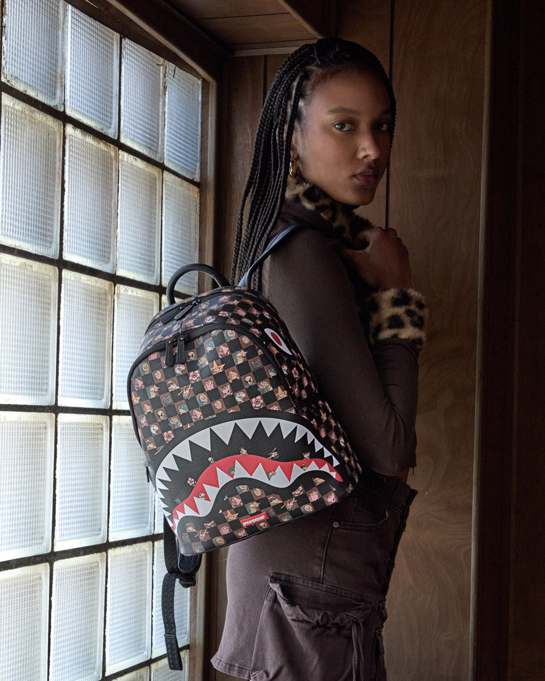 SPRAYGROUND® BACKPACK PEEKING CHARACTERS REMIX SAVAGE BACKPACK