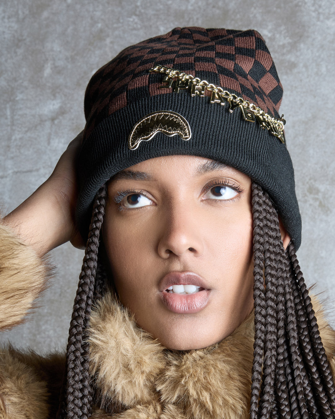 SPRAYGROUND® HAT CHARMING SHARKS IN PARIS BEANIE