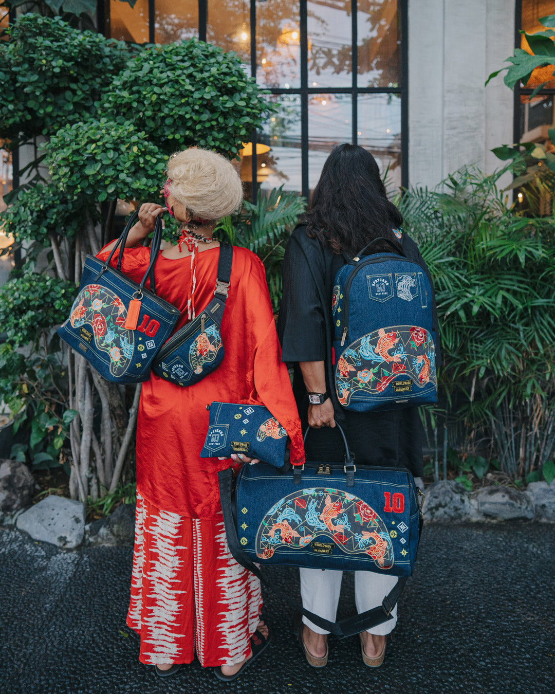 SPRAYGROUND® POUCHETTE EVISU STYLE CROSSOVER CLUTCH