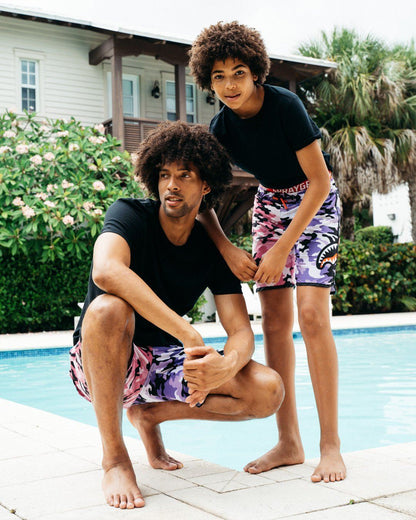 SPRAYGROUND® SWIM SPLIT CAMO CORTO SWIM TRUNKS