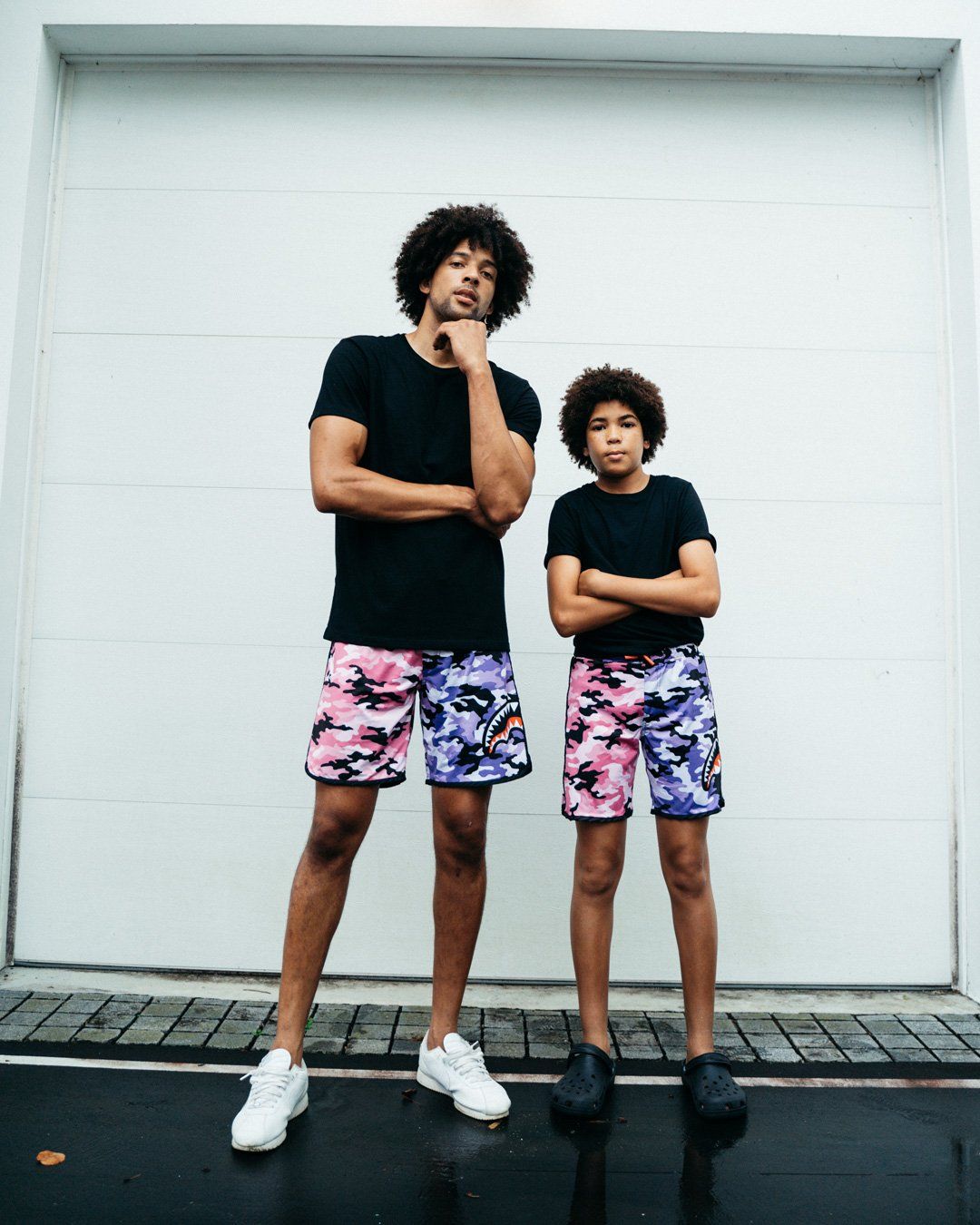 SPRAYGROUND® SWIM SPLIT CAMO CORTO SWIM TRUNKS