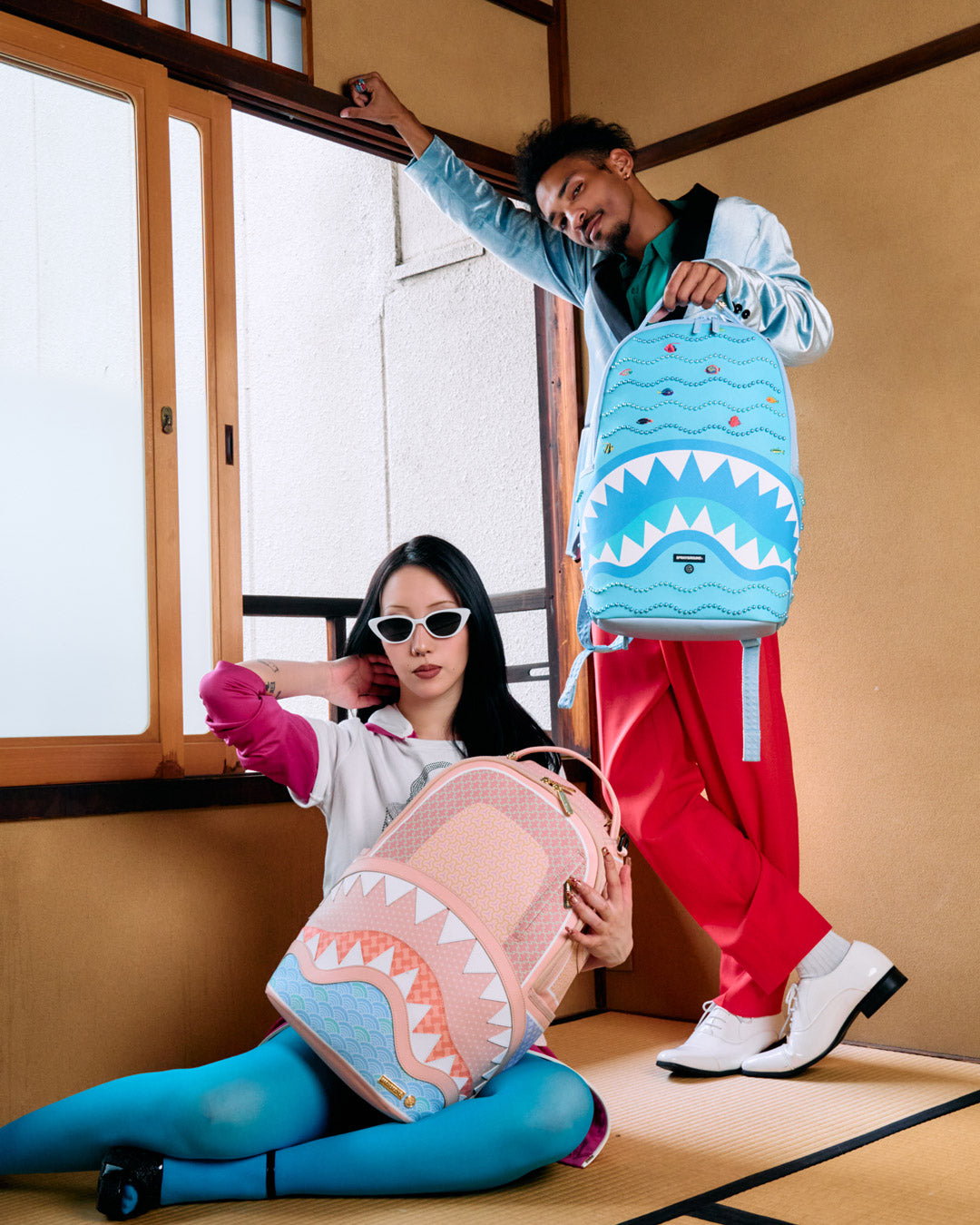 SPRAYGROUND® BACKPACK COLLABORATION HIROKO SAKAI TROPICAL SEA BACKPACK